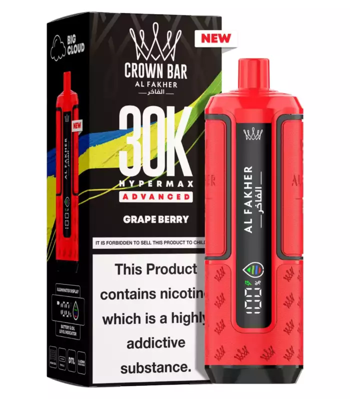 Puff Al Fakher 30K Hyper Max Advanced GRAPE BERRY scaled 1