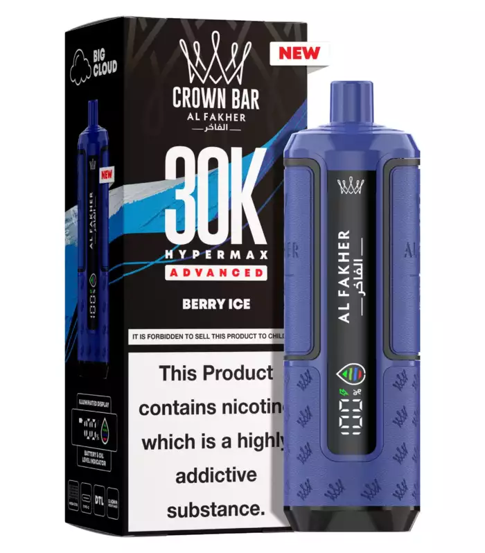 Puff Al Fakher 30K Hyper Max Advanced - BERRY ICE