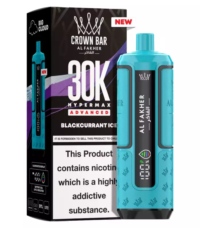Puff Al Fakher 30K Hyper Max Advanced - BLACKCURRANT ICE