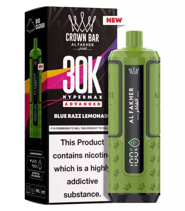 Puff Al Fakher 30K Hyper Max Advanced - BLUE RAZZ LEMONADE