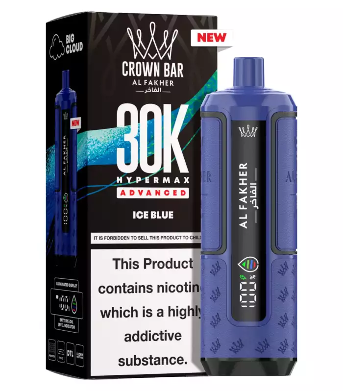 Puff Al Fakher 30K Hyper Max Advanced - ICE BLUE