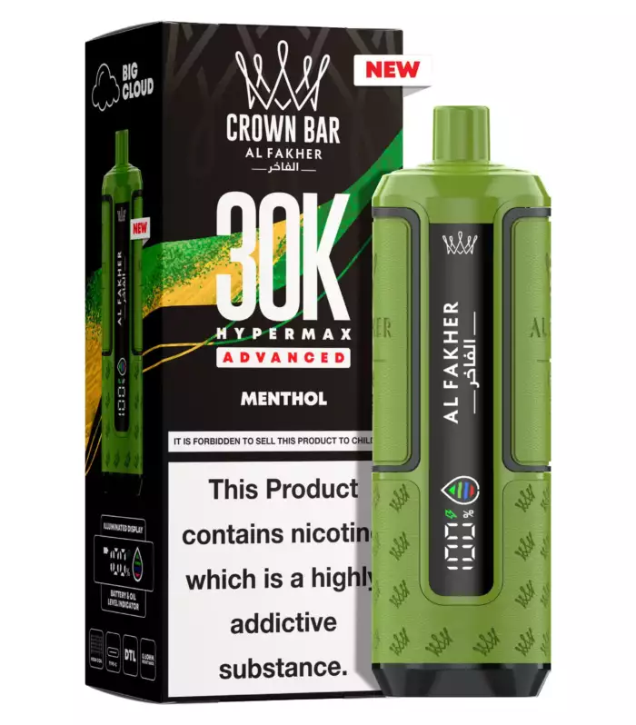 Puff Al Fakher 30K Hyper Max Advanced - MENTHOL