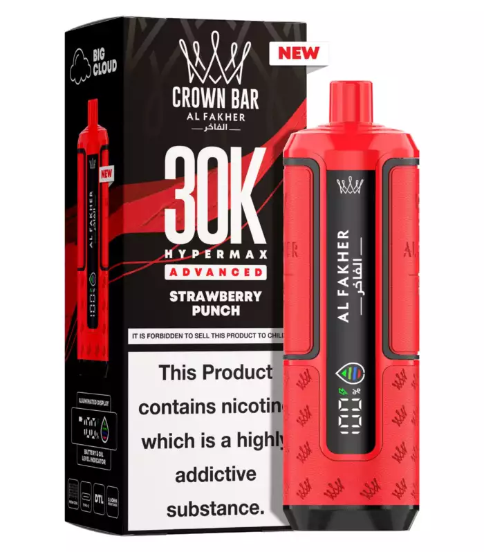 Puff Al Fakher 30K Hyper Max Advanced - STRAWBERRY PUNCH